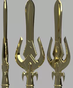 GUNGNIR SPEAR FROM THOR 2 & THOR 3 MCU