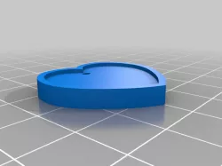 Heart bead/button
