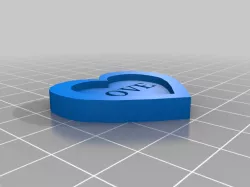 Heart key ring