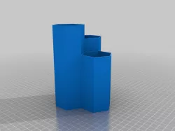 hexagonal pen holder