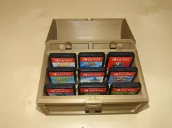 Hinged Treasure Chest with Latch and Insert for Nintendo Switch Games