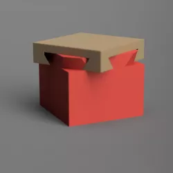 Impossible Dovetail Box (turnable/ rotation mechanism)