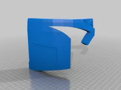 Judge Dredd Helmet in pieces