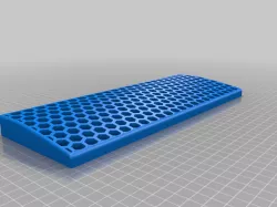 Keyboard Wrist Rest (Keychron K2) - Hexagon Pattern