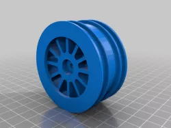 Kyosho Optima wheel 2.2"tire with spokes