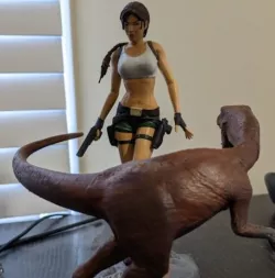 Lara Croft - Tomb Raider III - South Pacific - Raptor Standoff