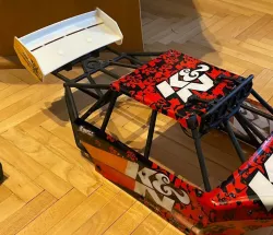 Losi Desert Buggy XL DBXL spoiler/wing from HPI Baja 5B mount