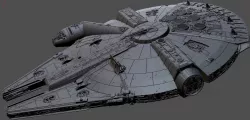 Making Andy Crook's Millennium Falcon printable