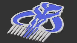 Mandalorian Beard Comb (printable)