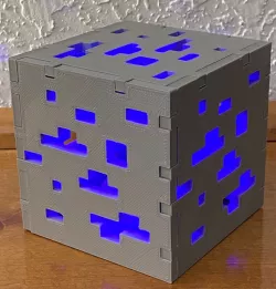 Minecraft Ore Block Lamp