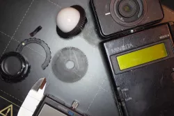 Minolta Flashmeter III Spherical Diffuser holder and Reflected Light disc