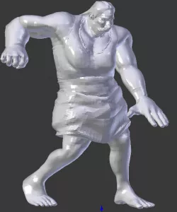 Moog, punching female hill giant