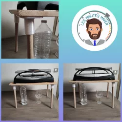 Pied pour rehausse de table.