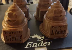 Poop Parking Trophy
