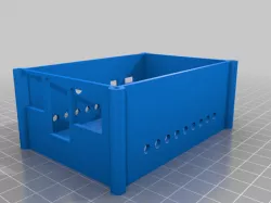 Raspberry Pi 4 NAS case for use with Geekwork X862