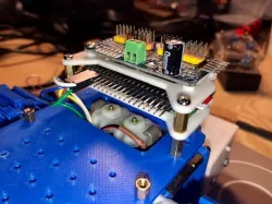 Raspberry pi zero and PCA 9685 servo controller stand for M6 Tank robot 