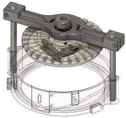 Ribber for CSM: Circular Sock Knitting Machine