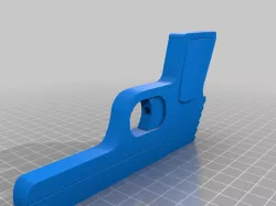 Rubber band gun - easy spring insertion
