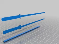 Samurai sword chopsticks V2