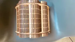 Saunalampe - Lampshade - laser cut