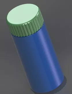 Screw Top Container and Lid