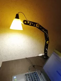 Shade and holder for worktable Lamp