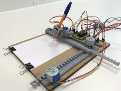 Simple CNC plotter (Drawing Machine)