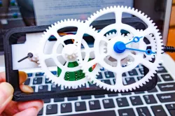 Simple Spur Gear Clock