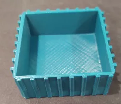 Small ribbed box