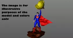 SUPERMAN DAILY PLANET STATUE