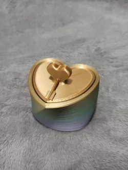 Twisted Heart Box and Cupid Lid