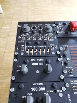 UH-1 pedestal IFF panel (MMU)