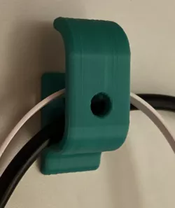Wall cable holder
