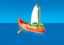 Wind Sail - Playmobil canoe