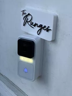 Wyze Doorbell spacer (with 22.5 degree angle)