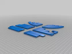 X-Wing 2.0 Ruler Templates