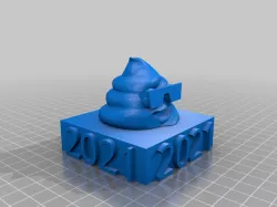 2021 Poop Emoticon Trophy