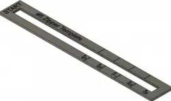 #3 and #5 Zipper Template