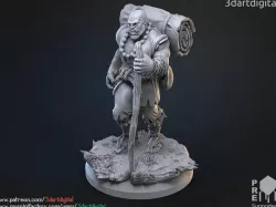 3dartdigital Patreon "Gorntak" Sample, Free STL
