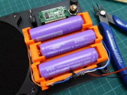 3S 18650 spring holder with bms platform