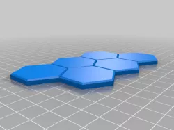 6mm Blank Hexes