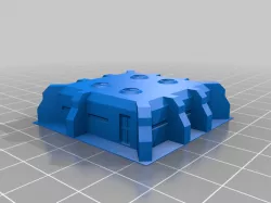 6mm bunkers - Epic, Star Wars X-Wings