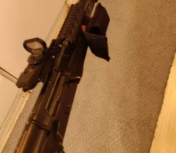 Airsoft AK-74 rear sight rail