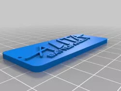 Alita battle angel keychain