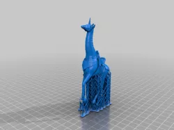 Armored and Regular Giraffe