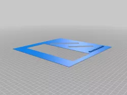 Bed level test 3D printer