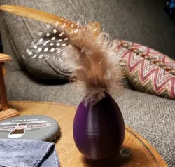 Bobbling Easter Egg Cat Toy