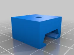 Clip for Filament guide - less grab and 3mm Tee Nut Mounted