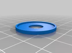 Clip-on marker to fit 25mm round bases (for 28mm miniatures)