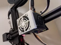 Creality Ender 3 Pro stock extruder fan guard